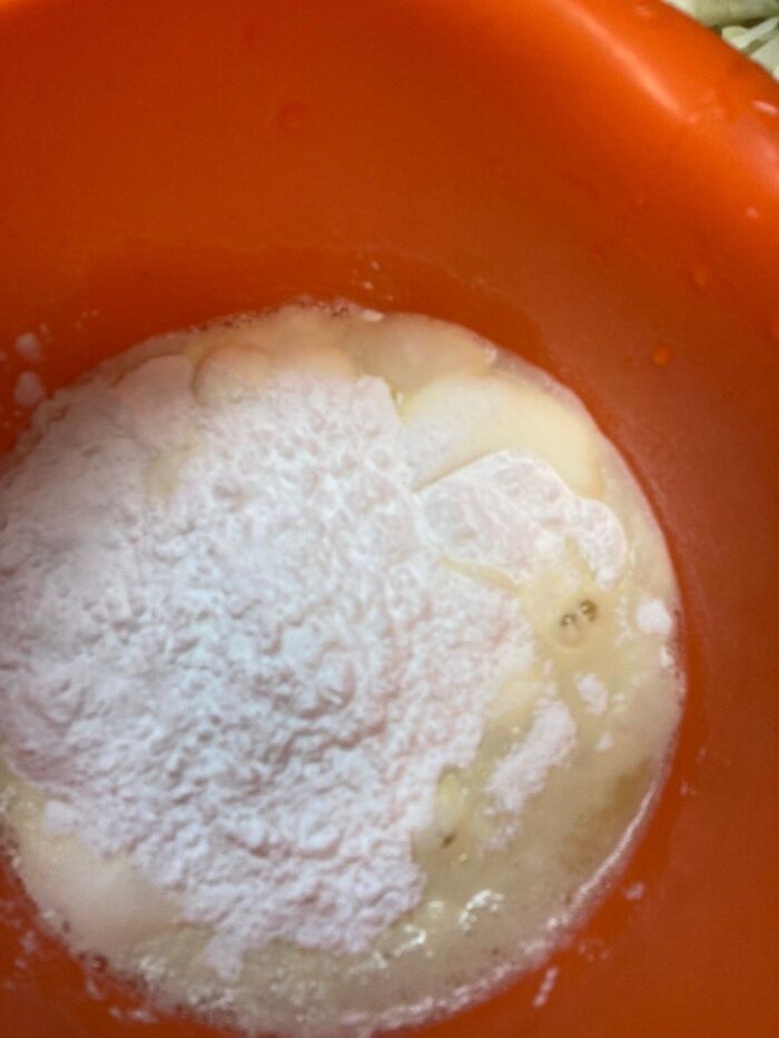 カリッとするために片栗粉も入れました♪