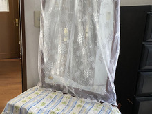 縫いません!レース暖簾でドレッサーカバーヽ(´▽`)/