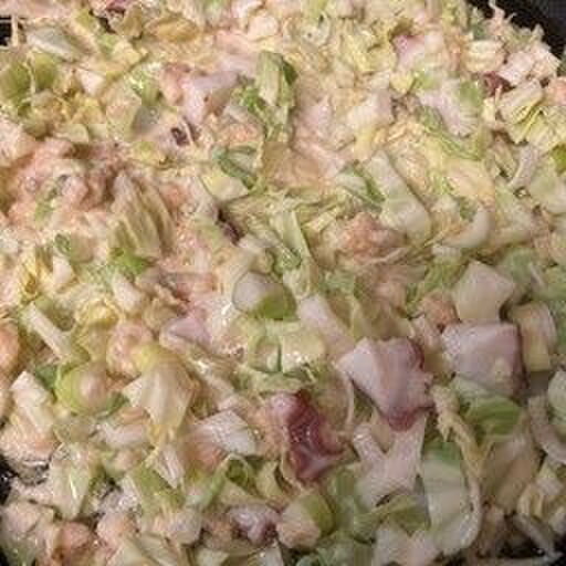 フライパンで平焼きにします