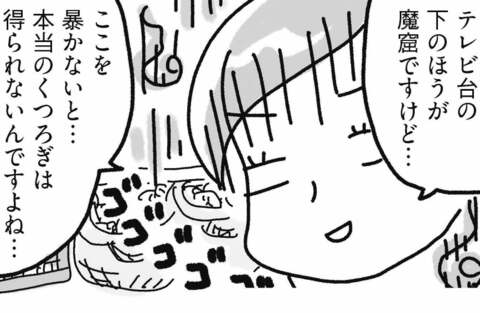 テレビ台下が魔窟…散らからない収納のコツとは!?【片づけマンガ リビング編#9】