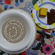 大和ルージュのポタージュひゃっこい奴、ポリフェノールのギャレット添え