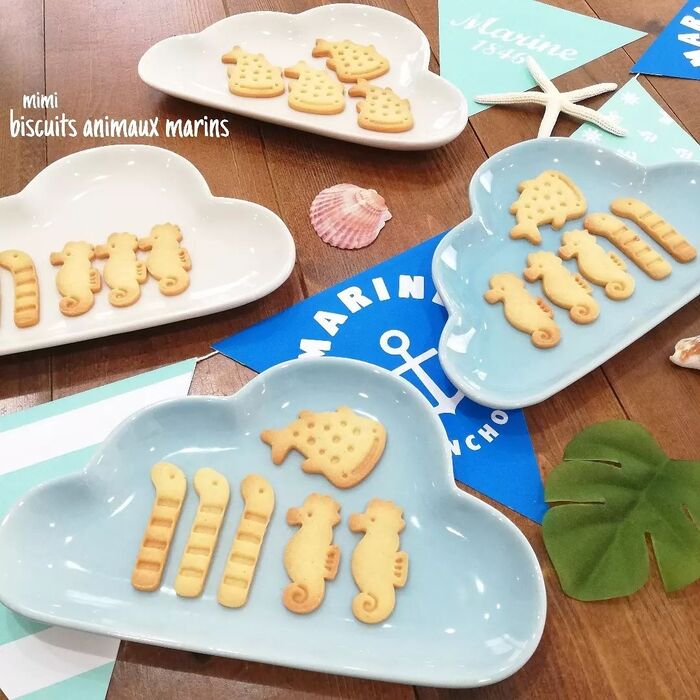 お子さんと一緒に♪海の生きものクッキー