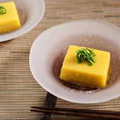 【とうもろこし豆腐】便利な野菜だし使用!