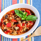 【まるごとラタトゥイユ】便利な野菜だし使用!