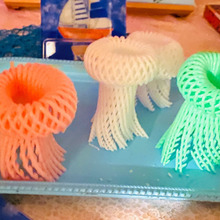 超簡単!フルーツキャップでクラゲ