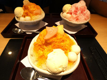 和食さとのカキ氷が、半額!!