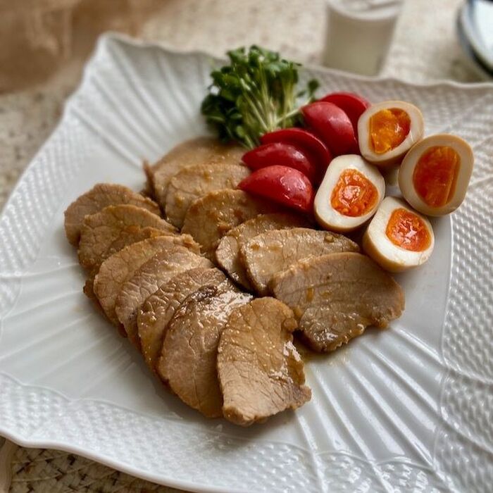 レンチンで簡単&お手軽でおいしい〜豚ロース肉チャーシュー