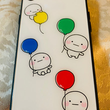 ガラススマートフォンケースしろまるくん