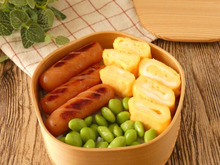 乗っけるだけ!「10分で完成★ウィンナー&卵焼きのっけ弁当」