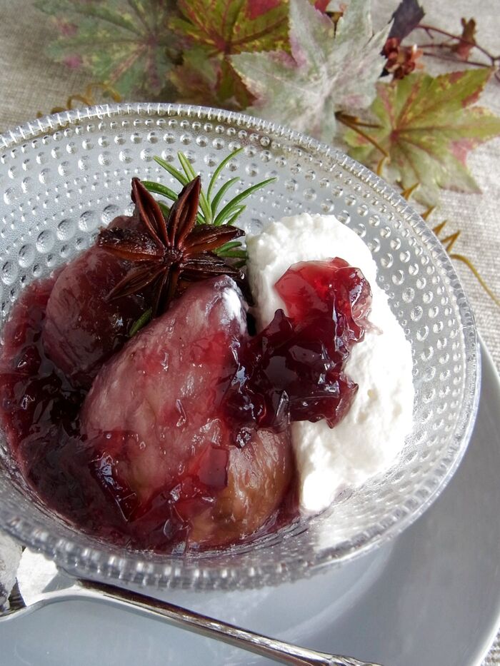 ワインジュレ無花果のコンポート