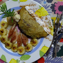 fruit・・・・って夕食になるん?ちんぴんとのコラボ。。。