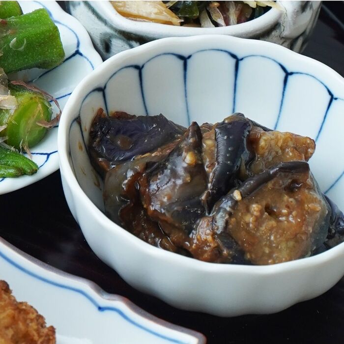 「ナスの味噌炒め」は流水解凍