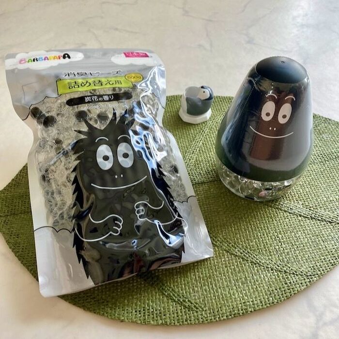 バーバパパの芳香消臭ビーズ お気に入りの香りはブラックのバーバモジャ「炭花の香り」