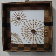 緩衝材で作る部屋飾り