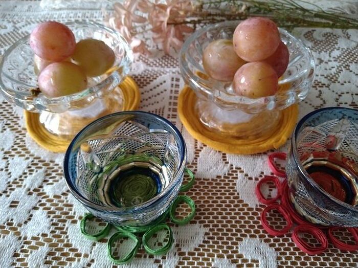 フルーツを入れた器や冷茶に活用