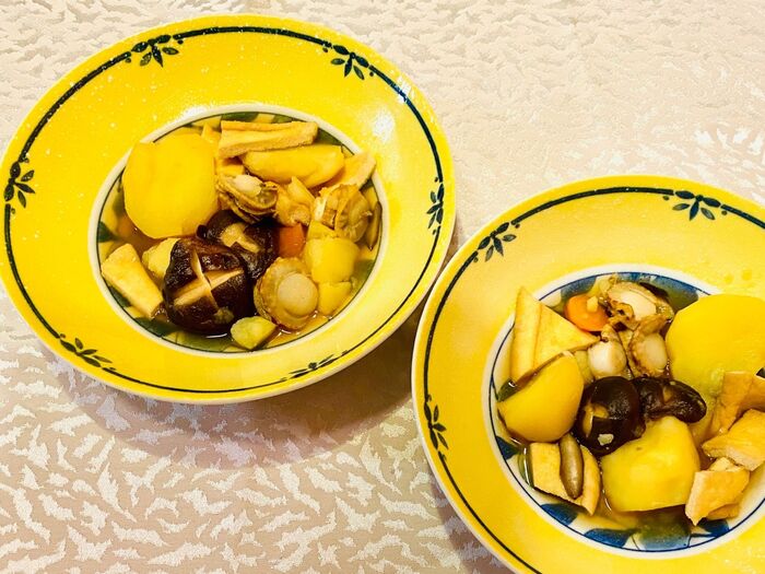 ホタテとじゃがいもの含め煮