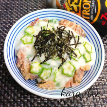 【おうち居酒屋ごはん】ローリングストックに◎簡単おつまみ 山かけ鯖缶