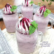 ブルーベリージャムで簡単♪ブルーベリーのムース