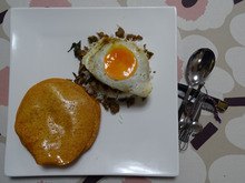 お家lunch タイ食堂アローイのガパオライス、パパド添え!!