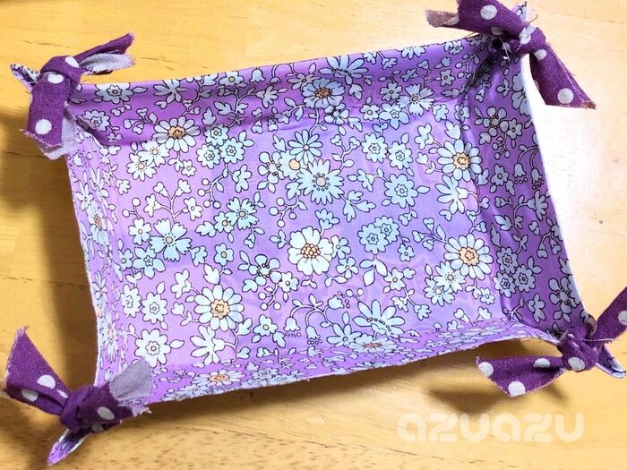 牛乳パックミニトレー布バージョンの材料