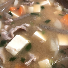 隠し味はこれ♪長芋入りの具沢山豚汁☆