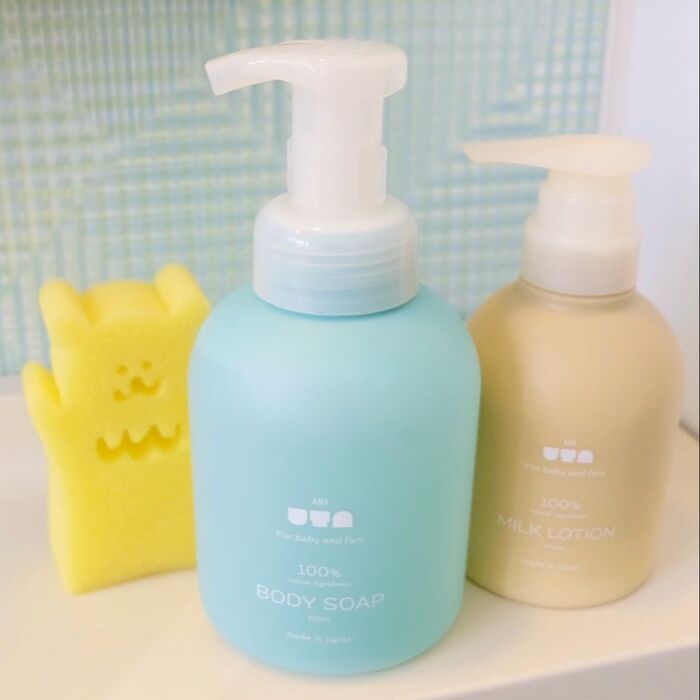 天然由来成分のボディソープ&ミルクローション♪「美肌菌」という発想