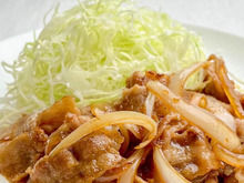 【楽めし】豚バラの生姜焼き