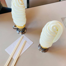 花巻行ったらマルカン百貨店大食堂!箸で食べるソフトクリーム