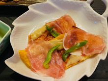 生ハムでおつまみクレープ