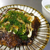 簡単にできる!とろろ昆布入りお好み焼き