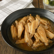 お肉柔らか~材料4つでつくる「手羽中のポン酢煮」