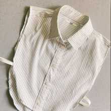 サイズアウトしたユニクロシャツを付け襟に!簡単30分リメイク