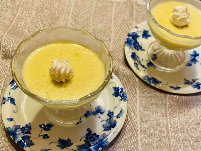秋に食べたい!スイートポテトパンナコッタ