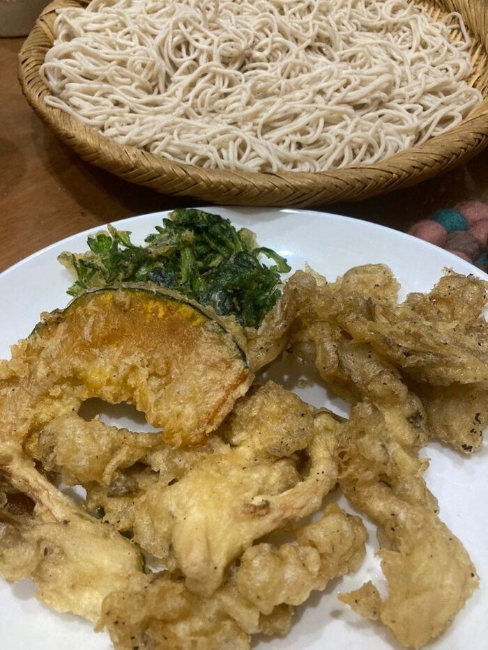 舞茸、ヒラタケ、秋こそ天ぷらが美味しい季節です♪