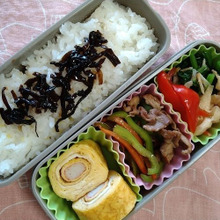 心がけているのは5色弁当