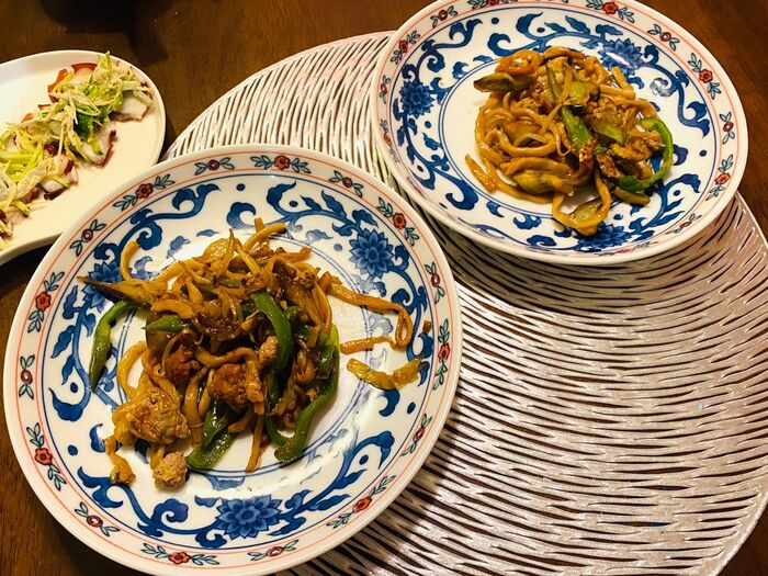 エコレシピ!これが、美味しいもちもち焼きそばに変身!