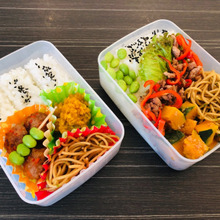 同時進行!同じ材料でパパッと完成♪【大人弁当and子供弁当】