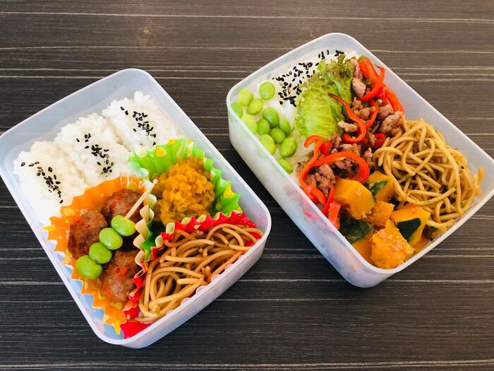 同時進行!同じ材料でパパッと完成♪【大人弁当and子供弁当】