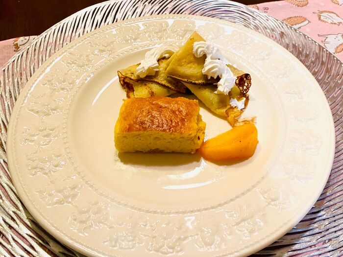 熟れた柿でパウンドケーキ。次の日食べてもフワフワ〜