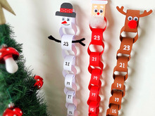 【簡単かわいい!】輪つなぎアドベントカレンダー♪