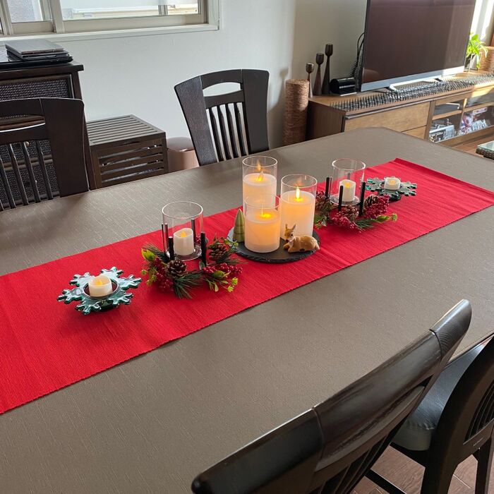 クリスマス気分をアップ!プチプラでテーブルデコレーション