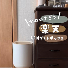 【楽天】インテリアに馴染む蓋付きダストボックス