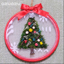 カレイドフレーム(刺繍枠)のクリスマスアレンジ☆彡