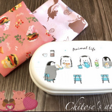 セリアのランチクロスをひと工夫して使い易く♪