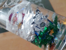 キラキラドーム(スノードーム)を試作してみました。