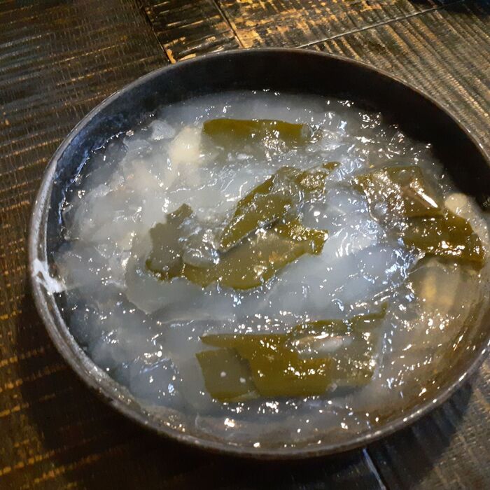 コラーゲンたっぷり鯛骨&昆布出汁
