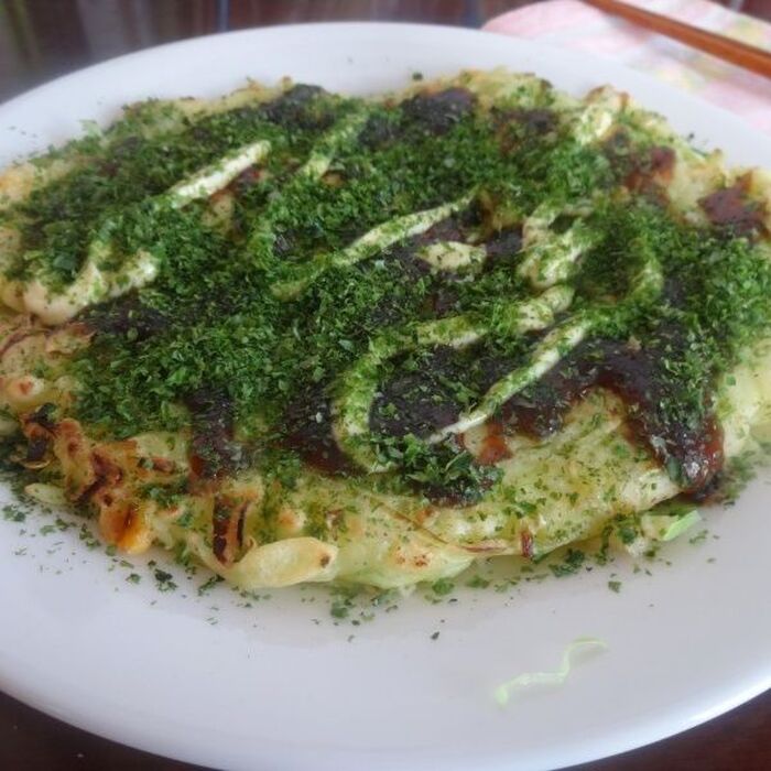 もっちり食感!米粉のヘルシーお好み焼き