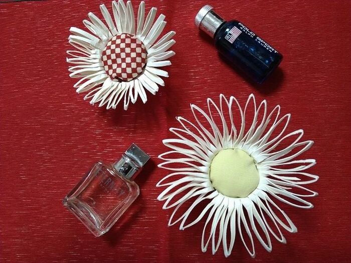 廃物利用で作る香りガーベラ