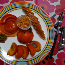 まんま柿 2ケ 黄昏avant-garde & おしゃん