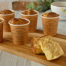 ミニミニカップの「ノンオイル★りんごのシフォンケーキ」